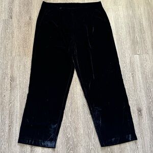 Wide leg velour pants 🖤